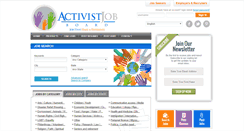 Desktop Screenshot of nonprofitjobs.activistjobboard.com
